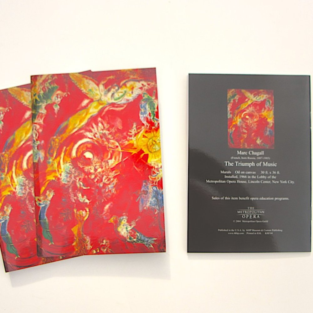 Blank Note Book Chagall Cover (set of 3)